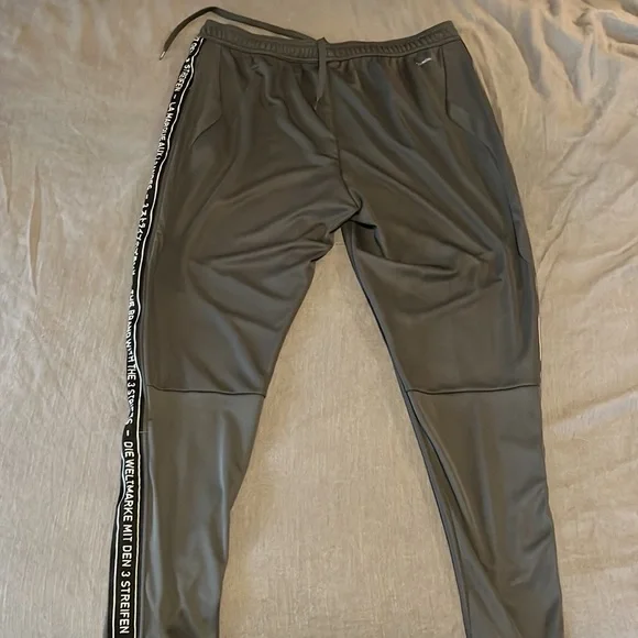 Grey Adidas Track Pants - Picture 2 of 2